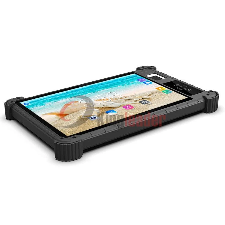 OEM 8inch Rugged 4G Android 10 Tablets PC, Water-Proof IP68 Tablets with Mtk6761 Quad-Core CPU, Big Fingerprint, NFC, WiFi, Bluetooth, GPS, Dual SIM-Card (F817)