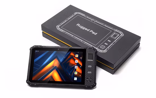 サンプルカスタマイズバーコードスキャナ IP67 グレード耐候性高耐久エクストリームタブレット PC 7800mAh 8 インチ頑丈なタブレット Android